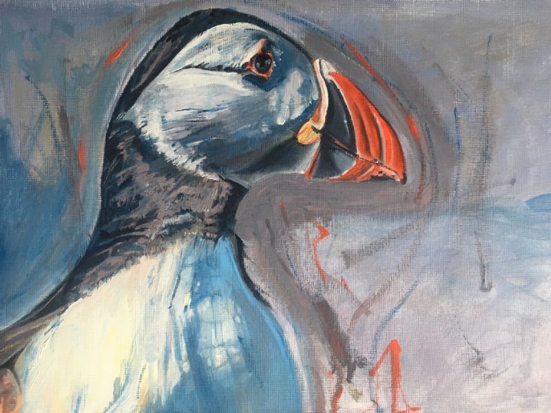 Puffin Painting